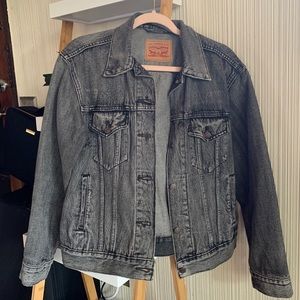 Black ‘Ex Boyfriend Trucker’ jacket